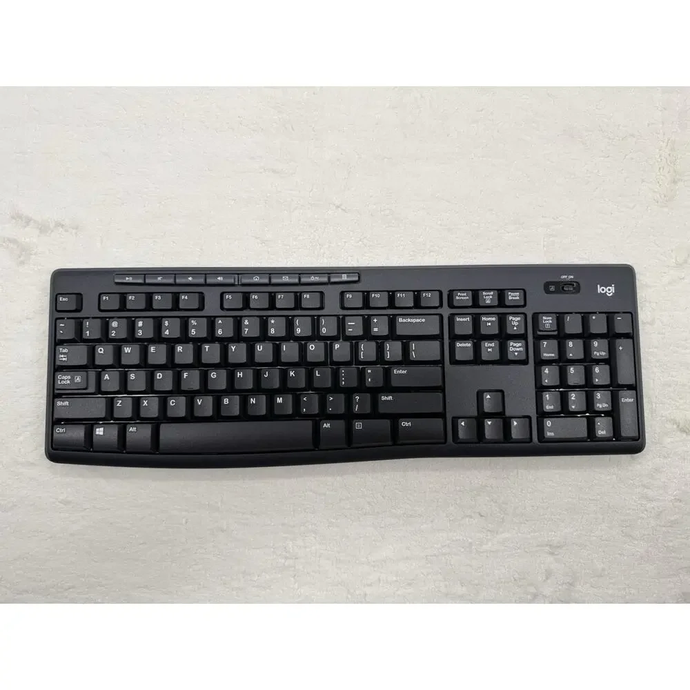 Logitech MK270 Wireless Keyboard & Mouse Combo Windows 2.4GHz Black Open Box